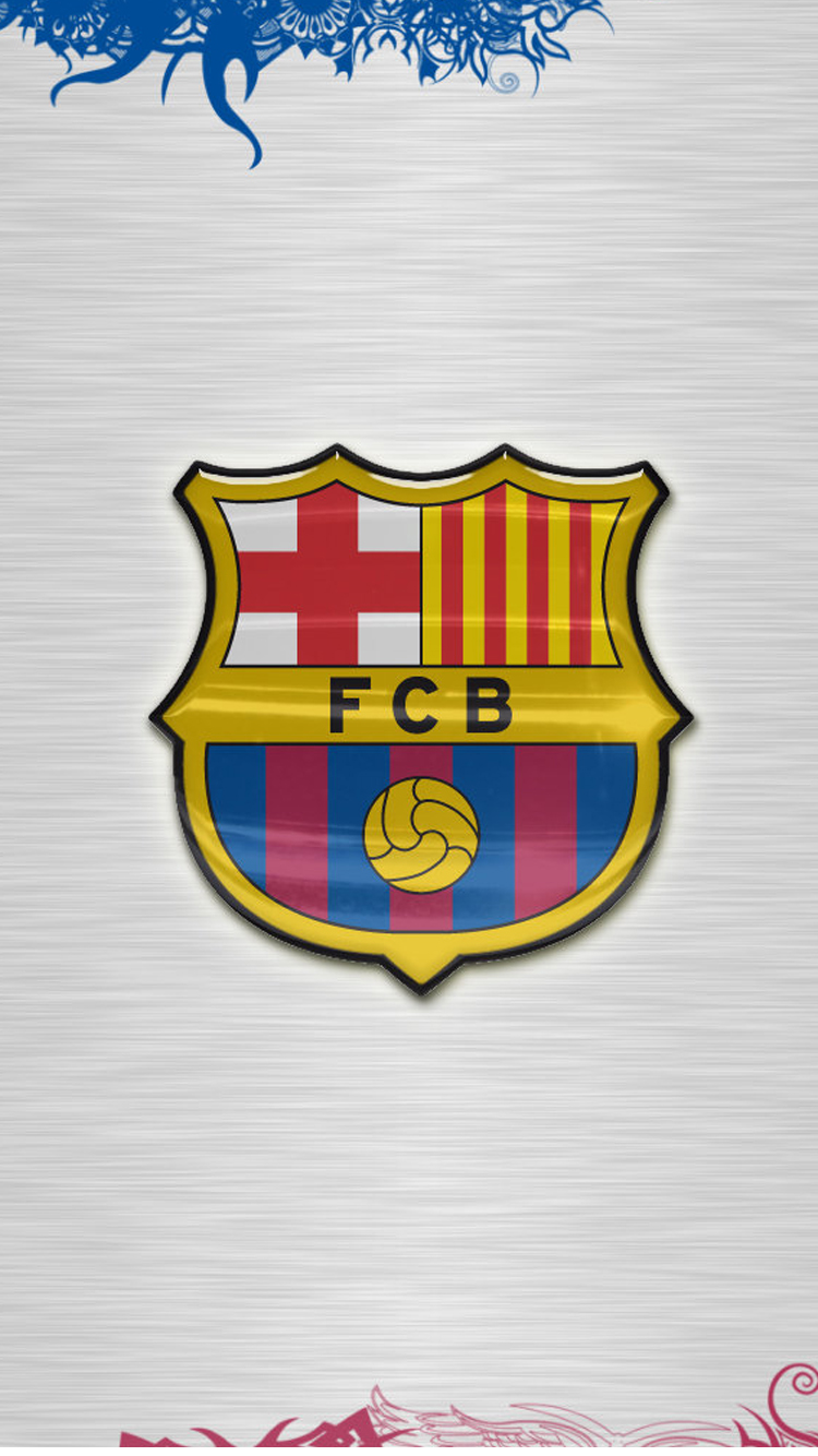Apple iPhone HD Wallpaper With Barcelona Fc Logo For