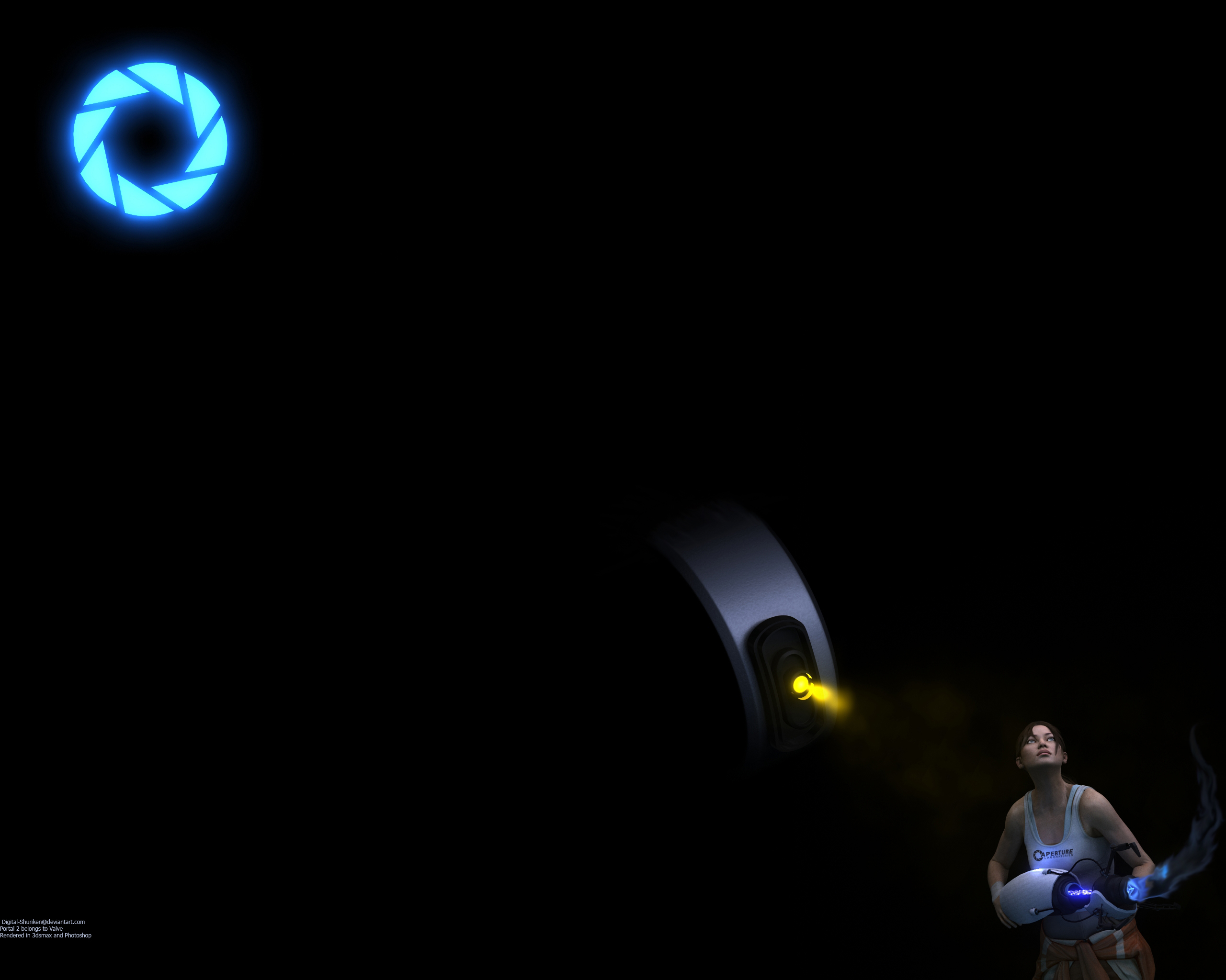 Portal 2 desktop background by digital shuriken on deviantART