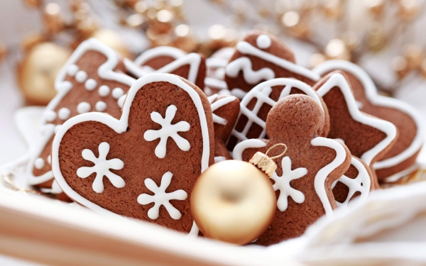 Cookies Gingerbread Man Wallpaper