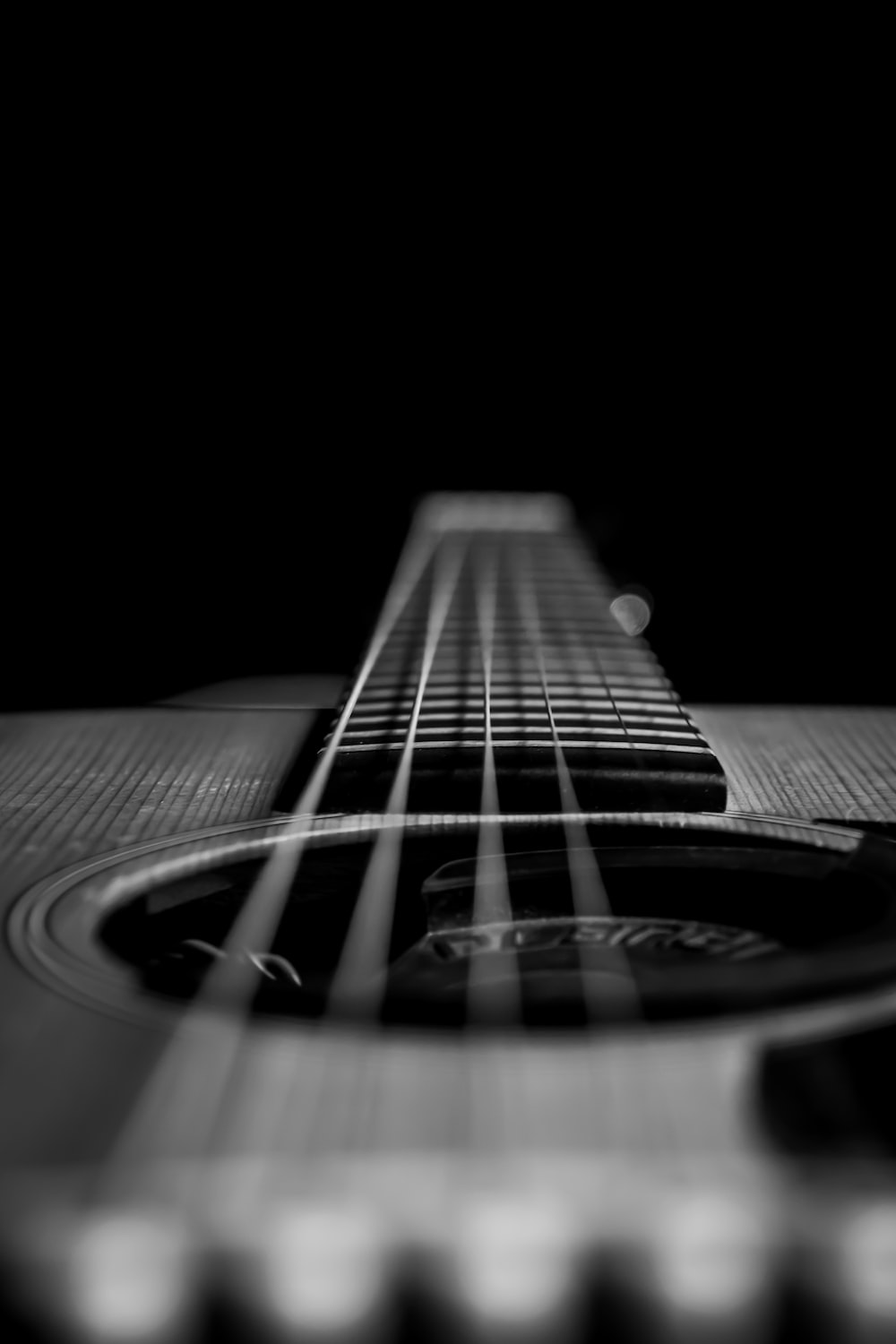 Acoustic Guitar, background, bass, fret, music, neck, pick, purple,  strings, HD phone wallpaper | Peakpx