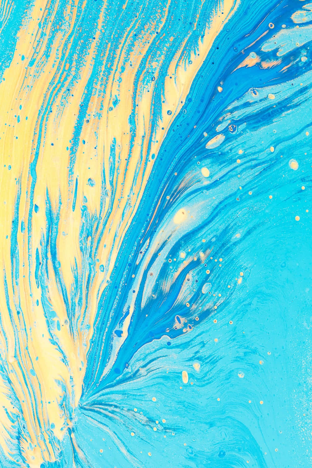 An Intriguing Pattern Of Teal Marble Inlaid In The Floor Wallpaper