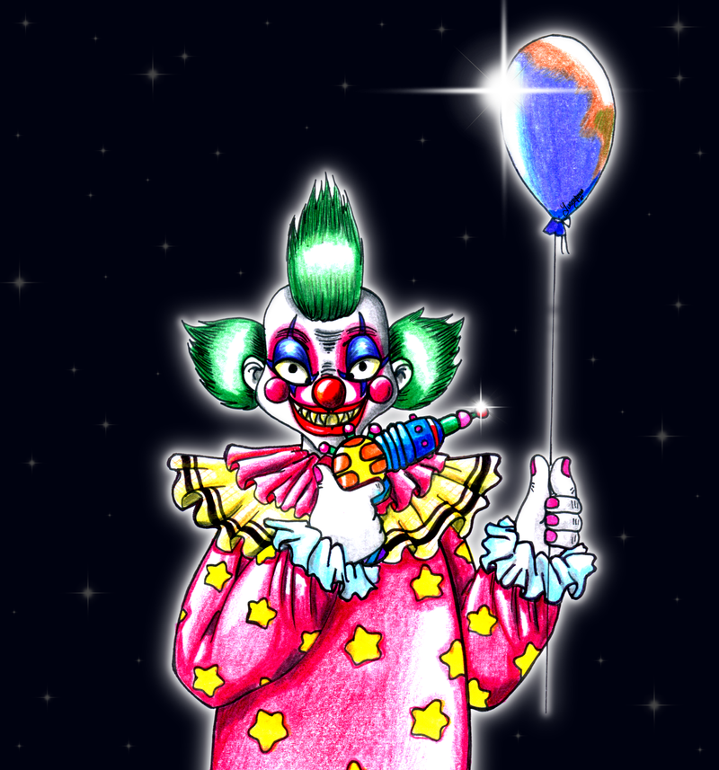 Killer Klowns from outer space my own drawing of Killer Klowns cereal  fanart really excited for the game   rHorrorMovies