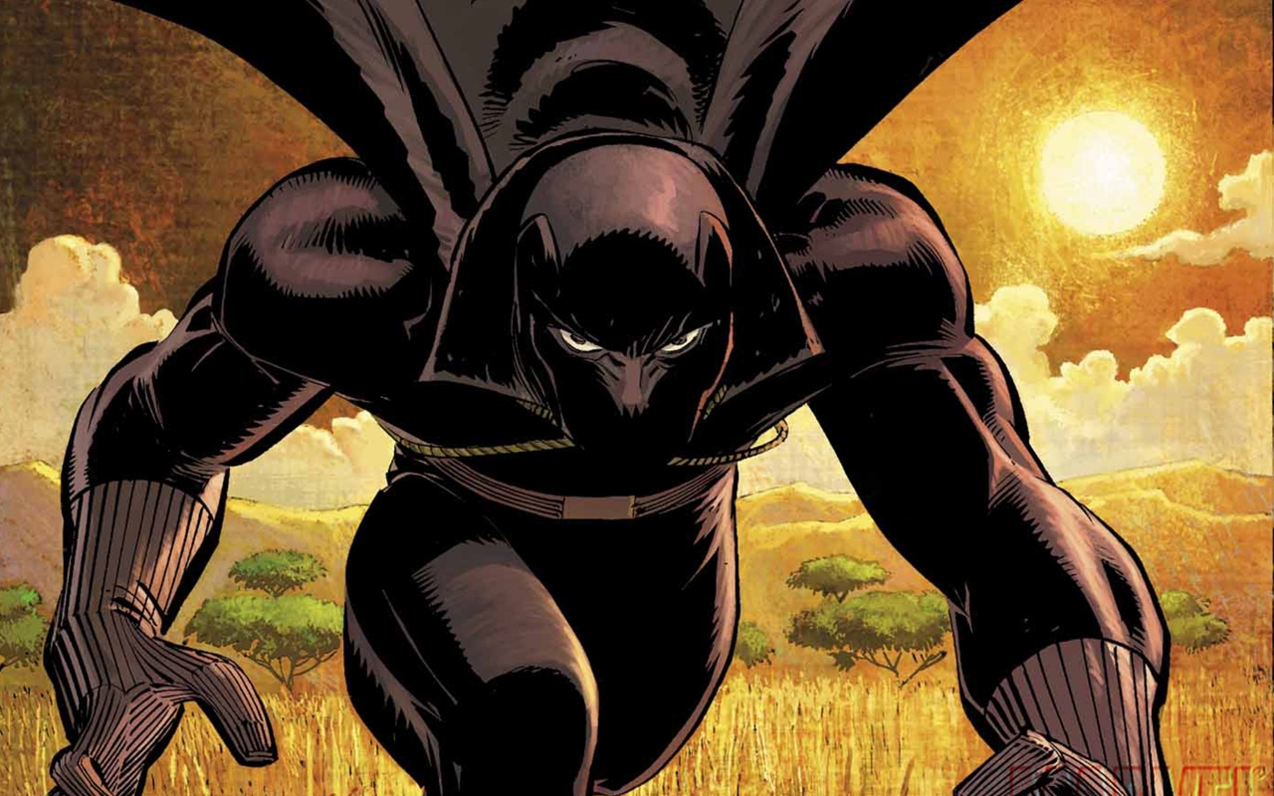 Black Panther Ics Marvel Wallpaper Art HD