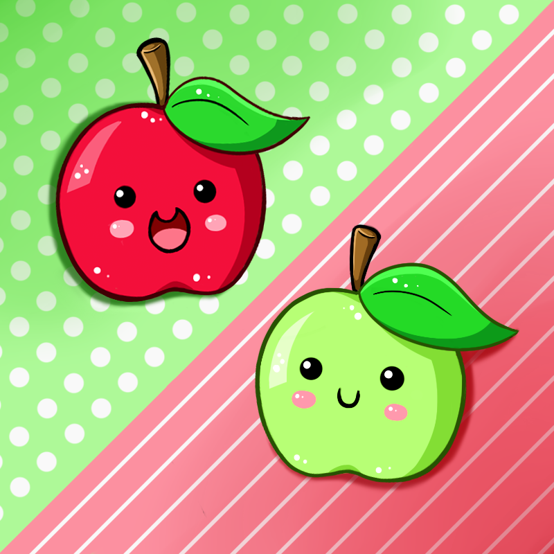 Cute Food Apples By Ppgxrrb Fan Deviantart