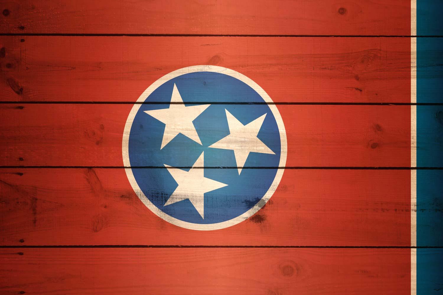 Flag Of Tennessee Wood Texture It For