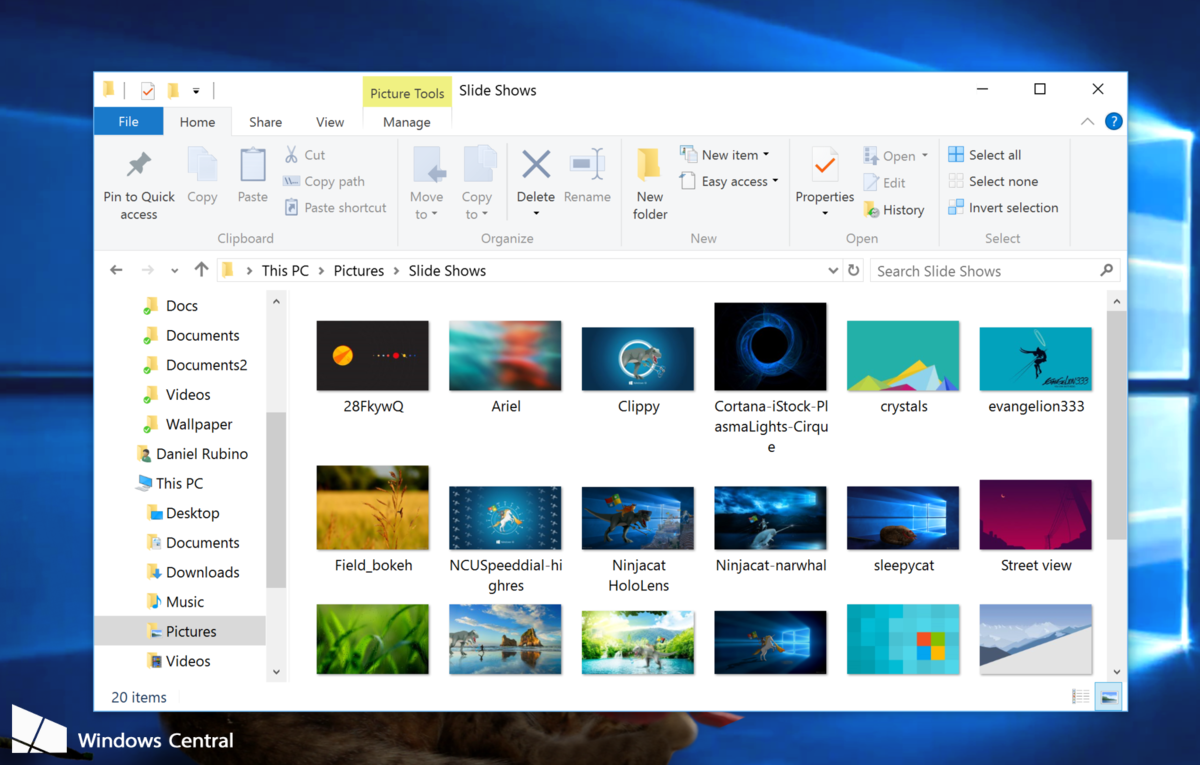 How to enable wallpaper Slideshow in Windows 10 and make it work on