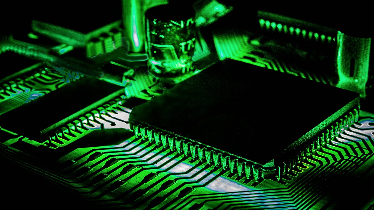 Green Motherboard Wallpaper The Image