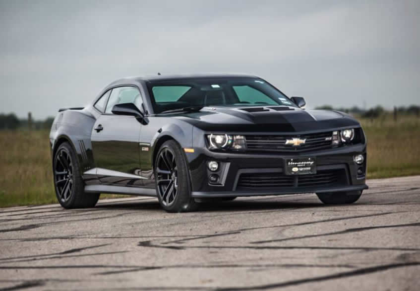 Chevrolet Camaro Zl1 Hpe750 By Hennessey Front Photo Black