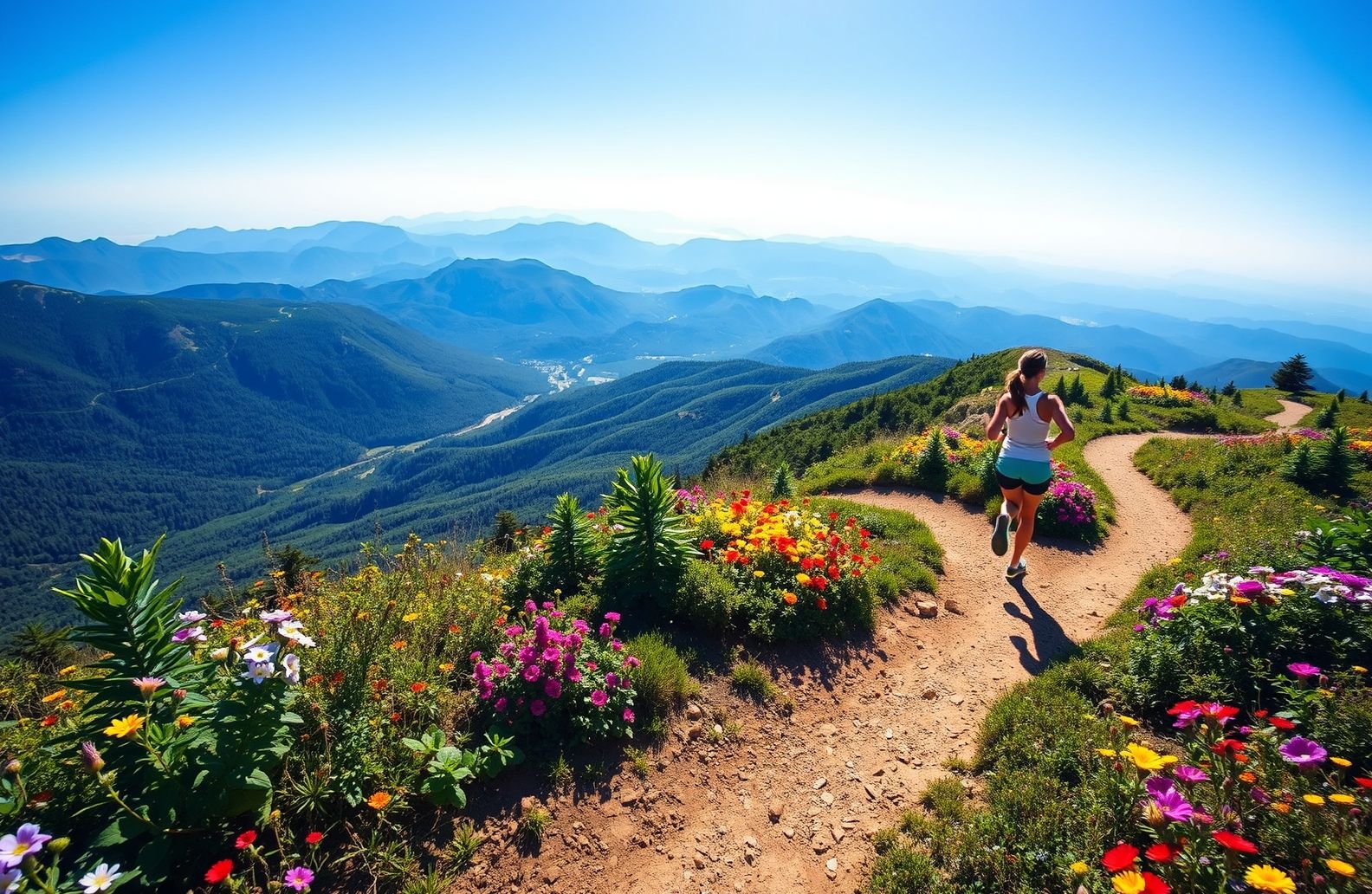Trail Running Wallpaper