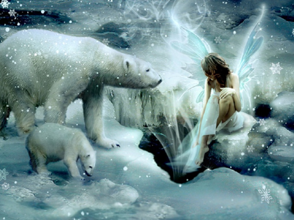 Winter Fairy Wallpaper Cynthia Selahblue Cynti19