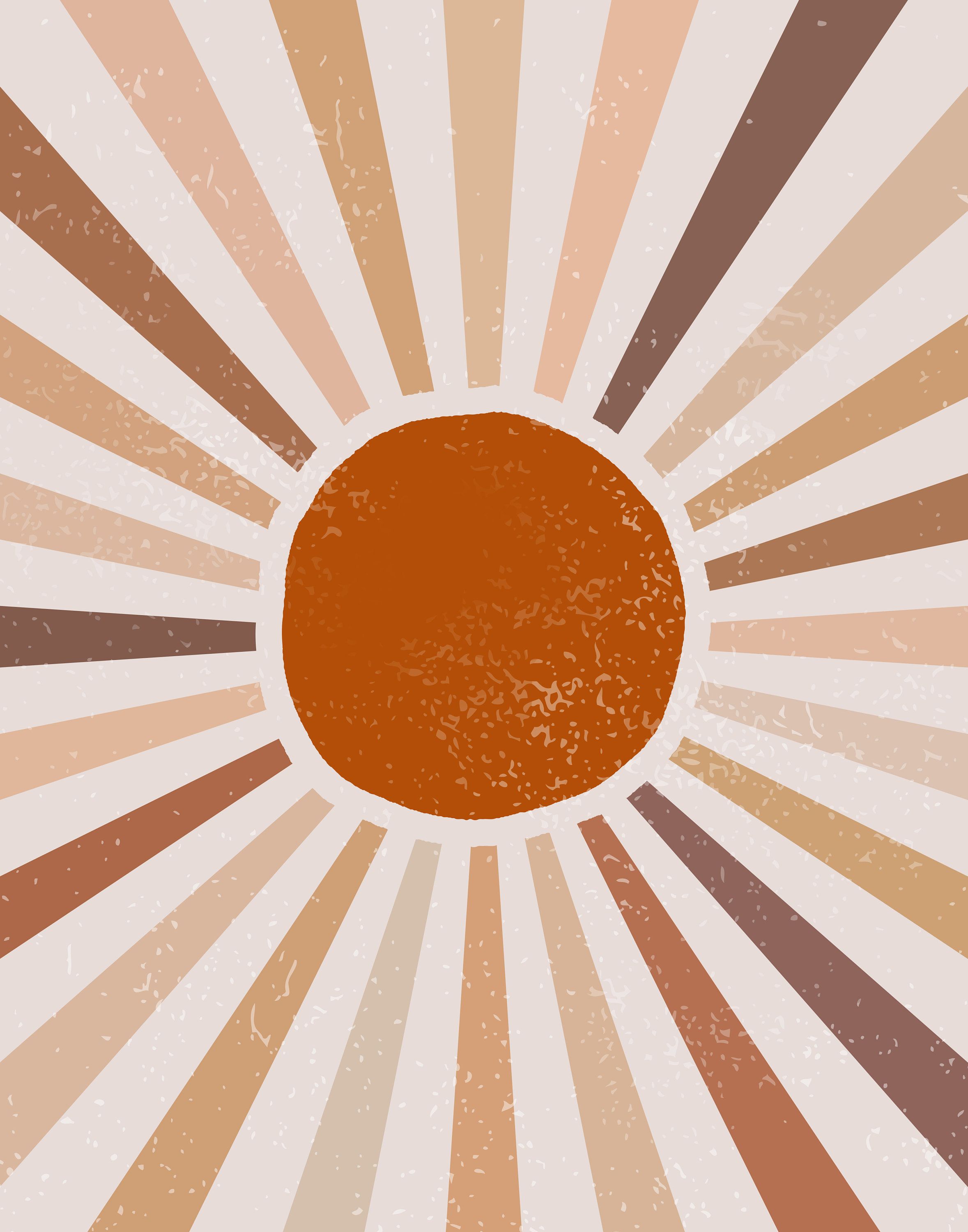 Free download Large Sun Art Print Abstract Sun Wall Art Sun Rays ...