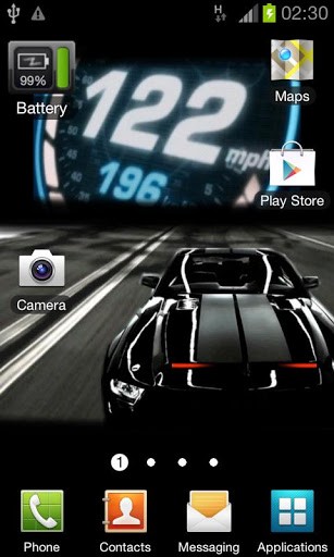 Bigger Knight Rider Lwp For Android Screenshot