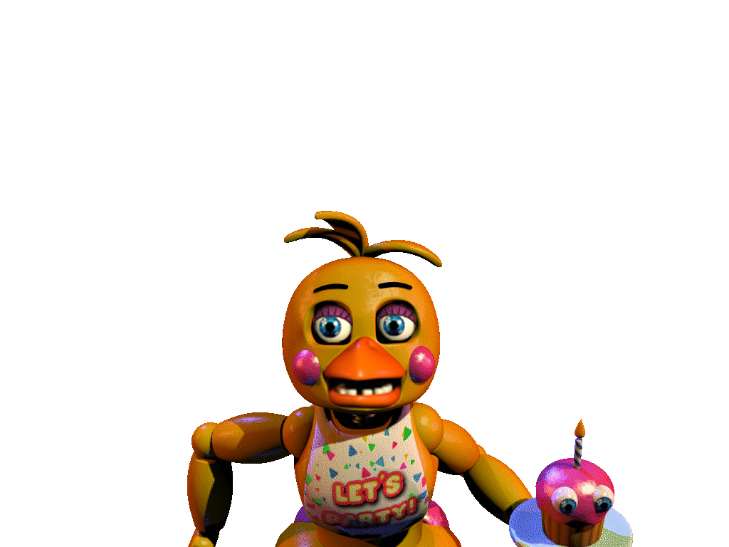 Toy Chica With Beak Eyes By Fearlessgerm82