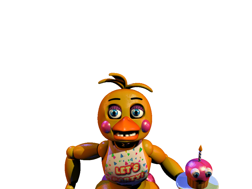 Toy Chica With Beak Eyes By fearlessgerm82