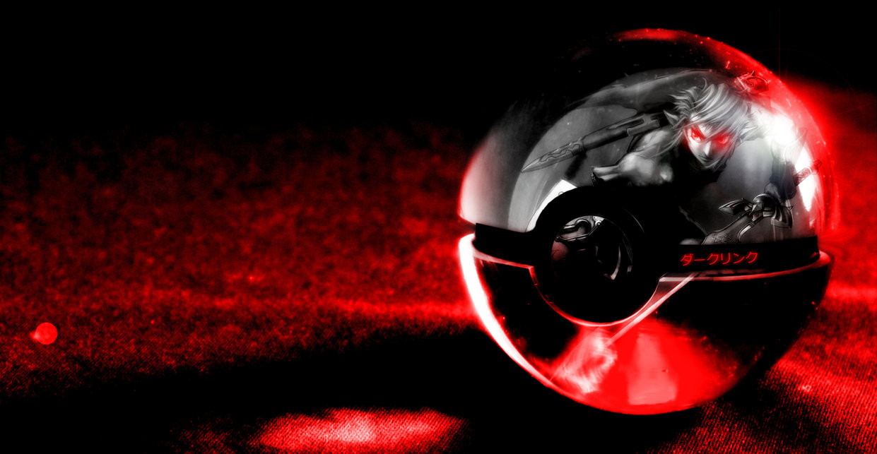 The Pokeball Of Dark Link By Wazzy88