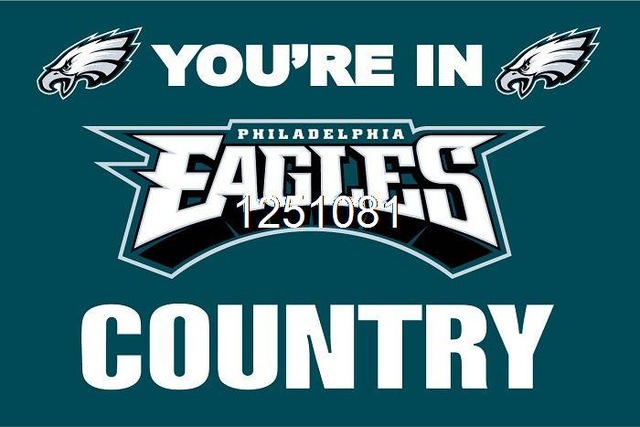Youre In Eagles country Flag 3ft x 5ft Polyester NFL