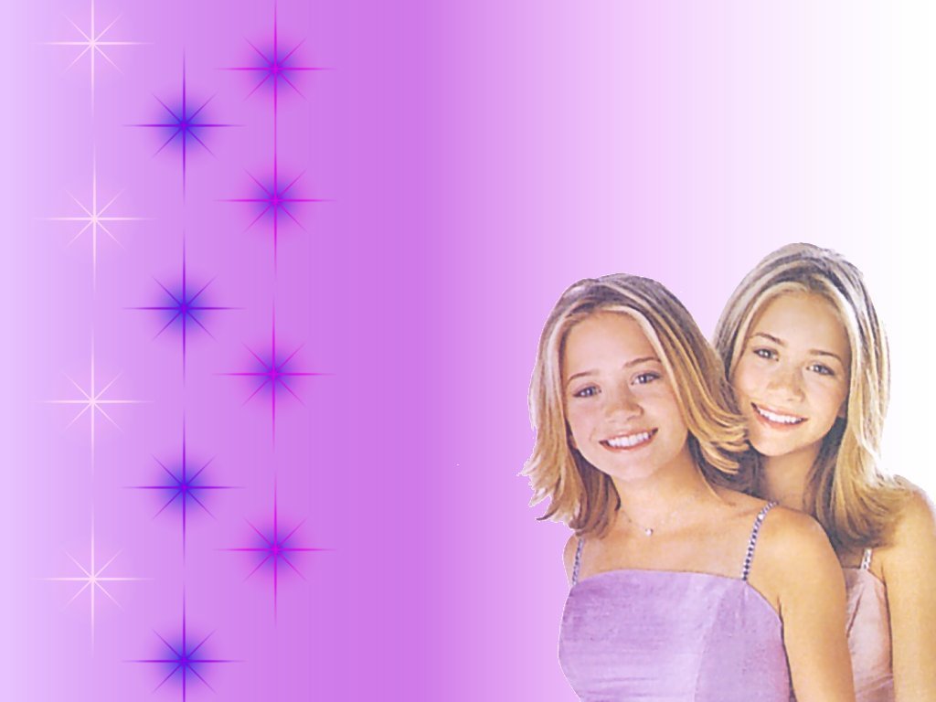 Olsen Twins Stars Childhood Pictures Wallpaper