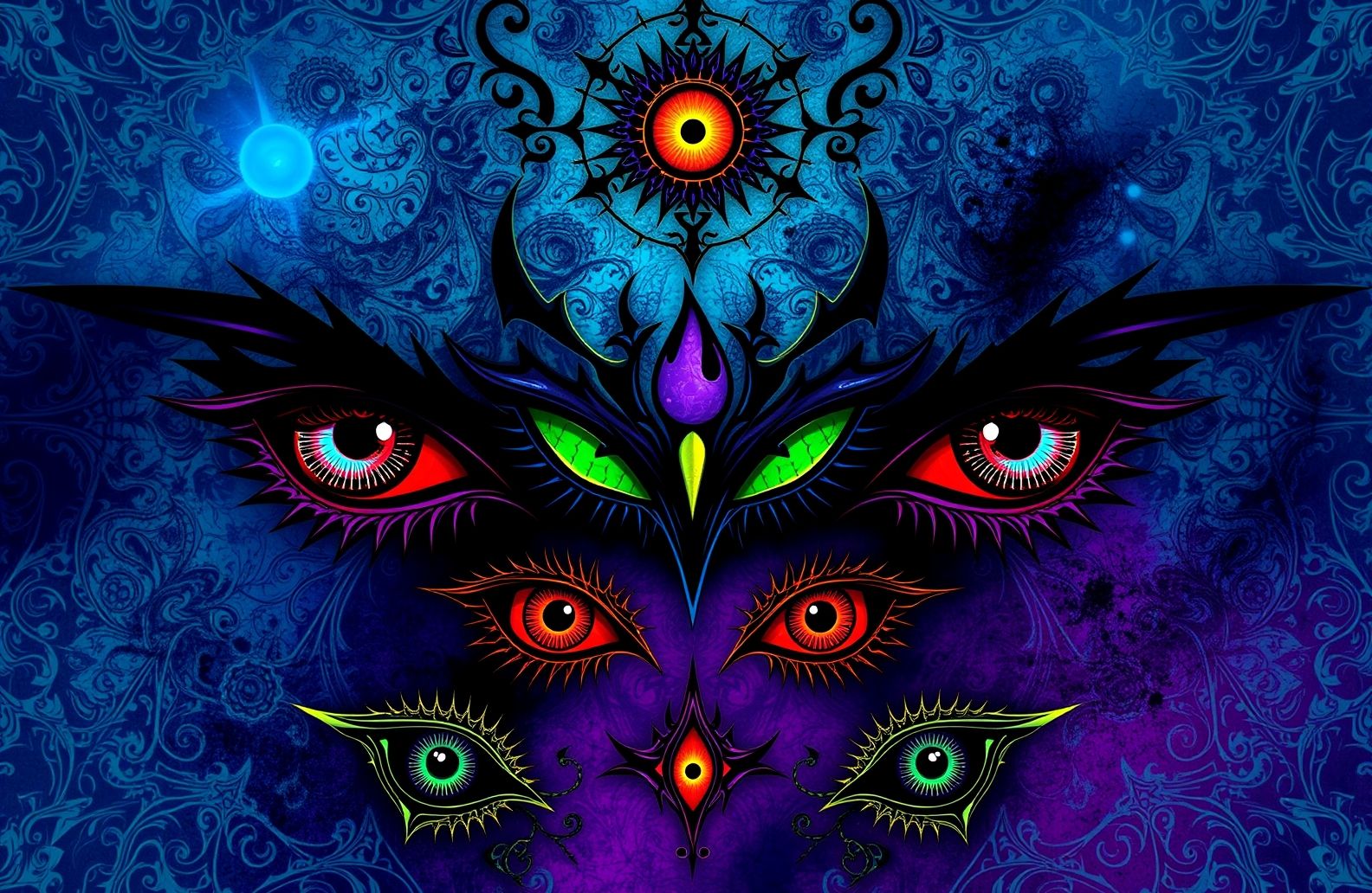 Evil Eyes Wallpaper
