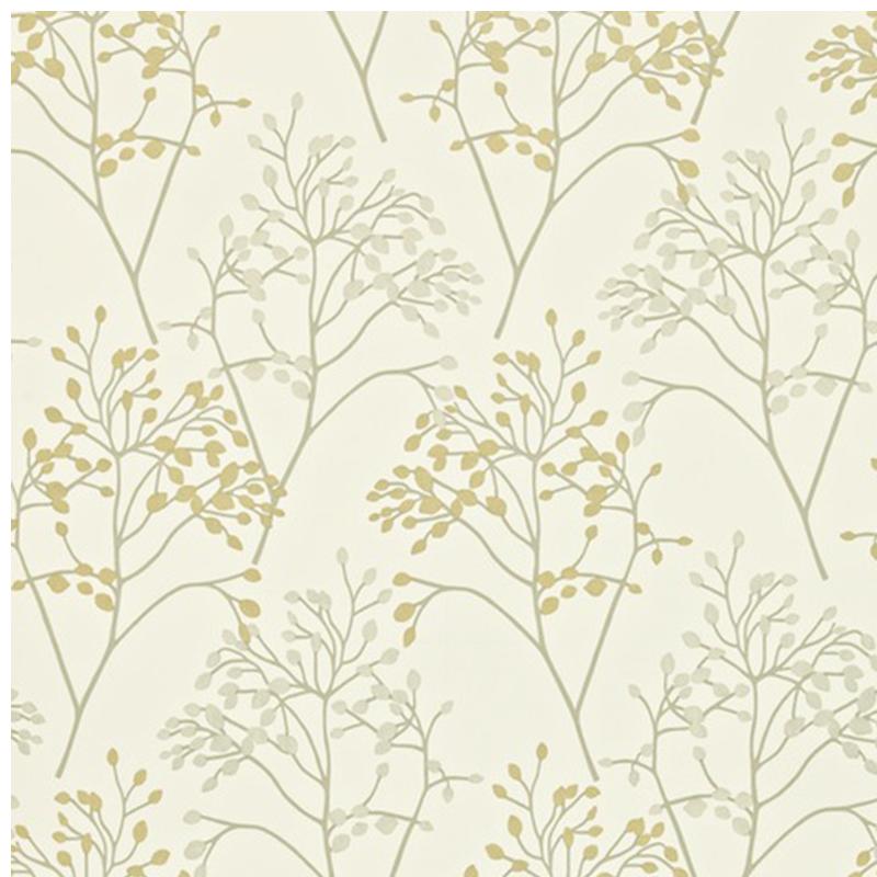 Sanderson Home Pippin Dmad212836 Gilver Silver Wallpaper From The