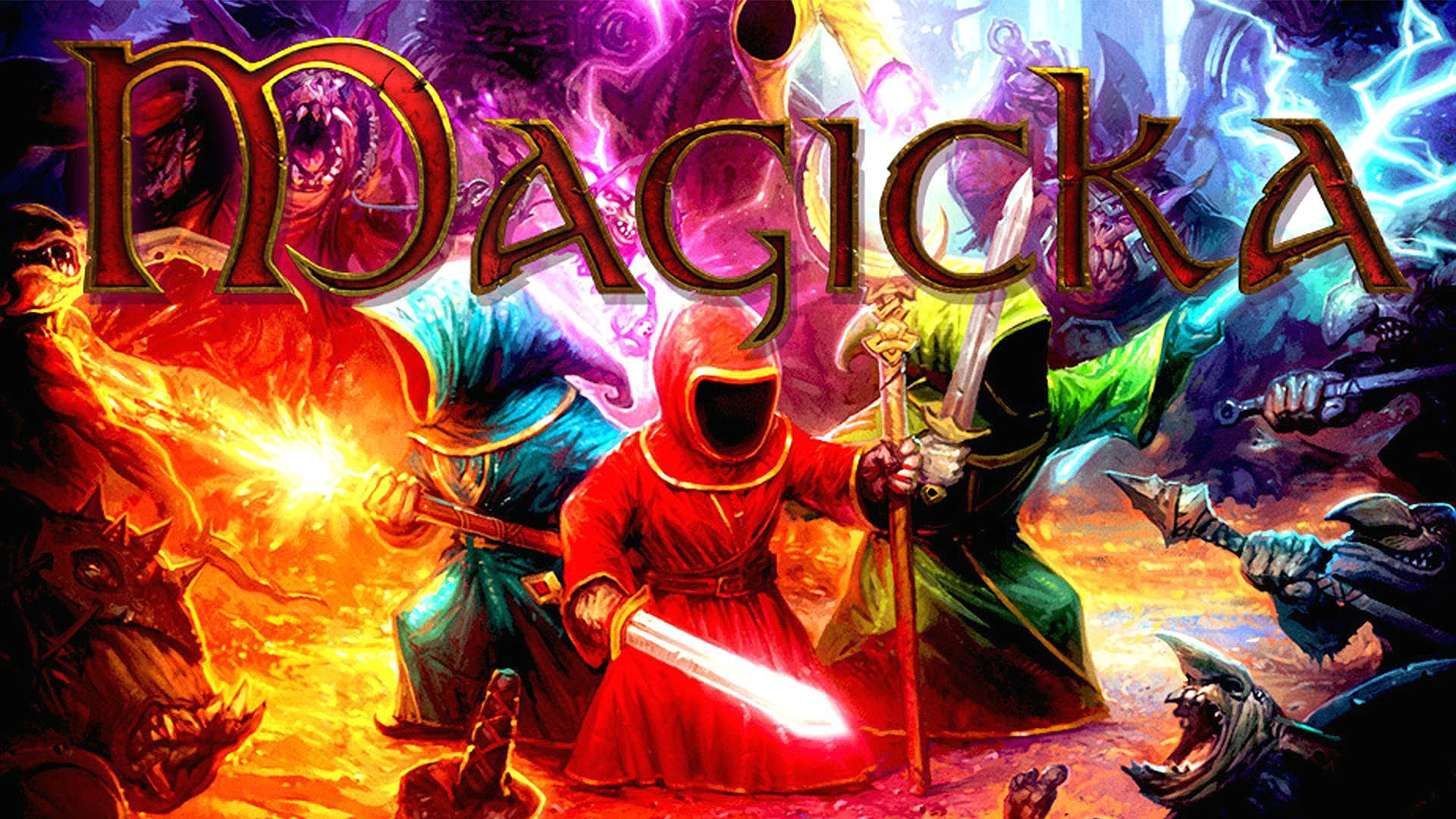Magicka Action Adventure Fantasy Magic Wallpaper Background