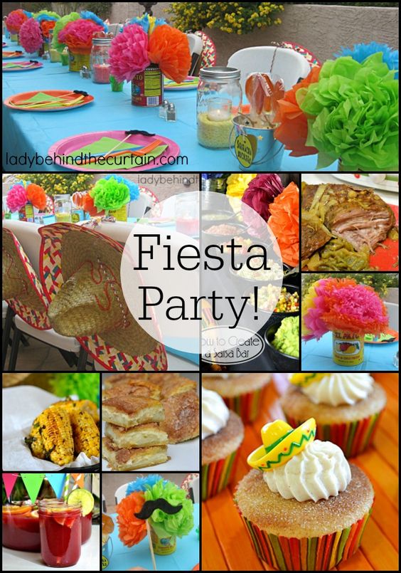 Fiesta Party Fiestas And Delicious Food