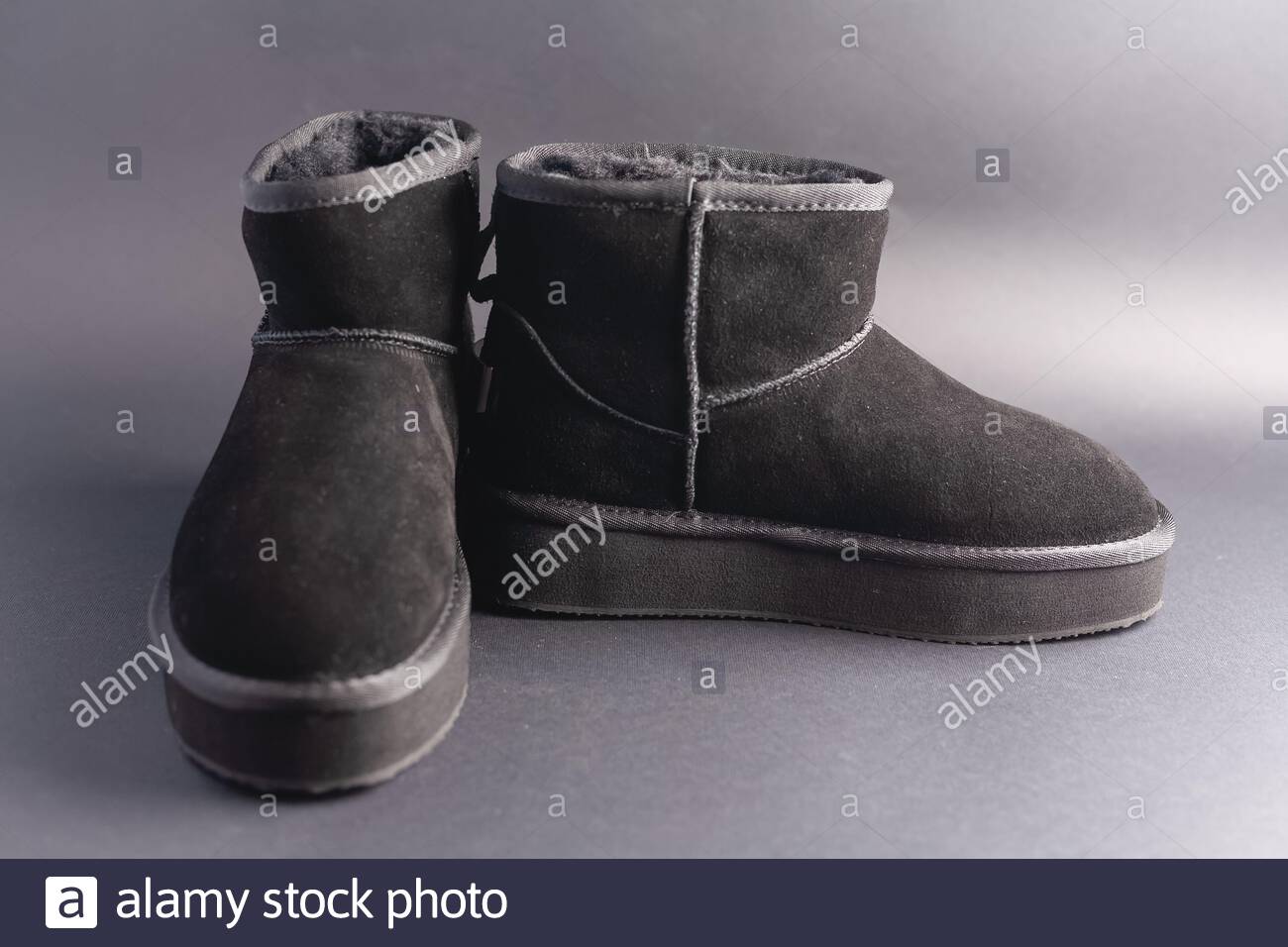 🔥 Free download Black suede uggs Stock photo on a black background ...