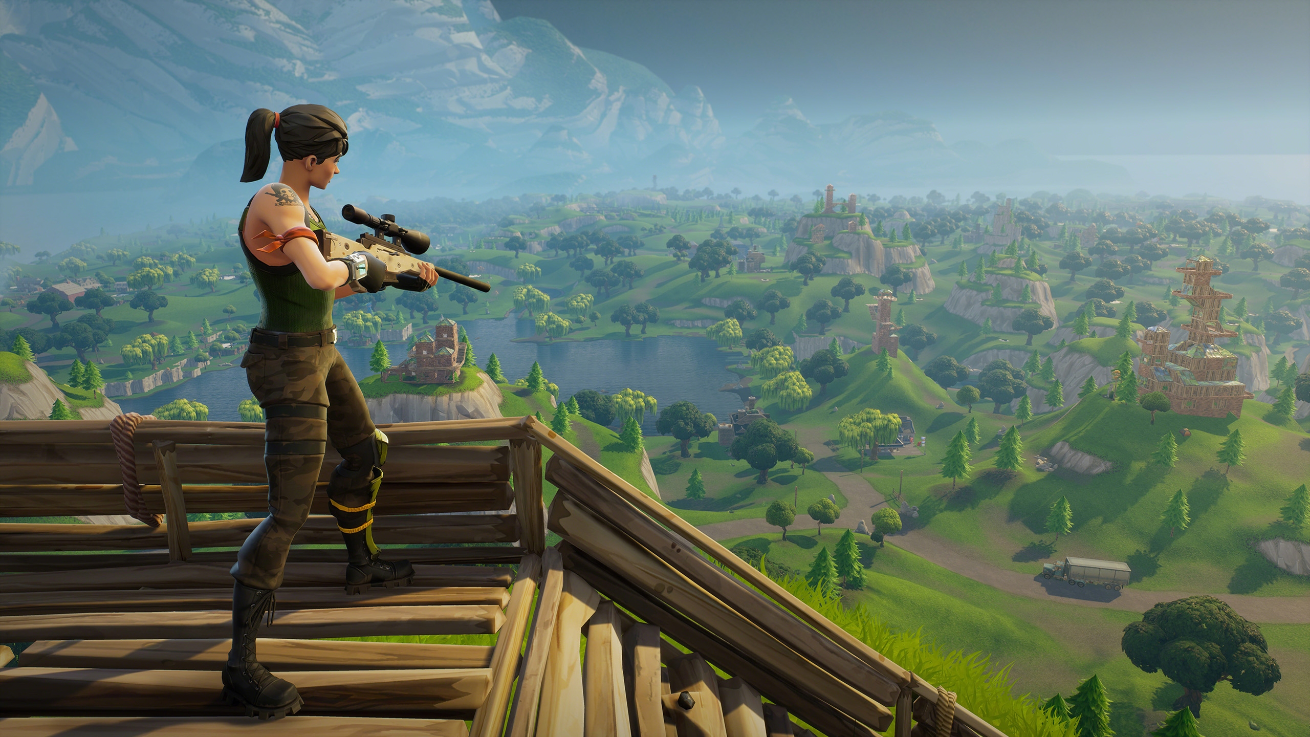 Fortnite Video Game Wallpaper Hd