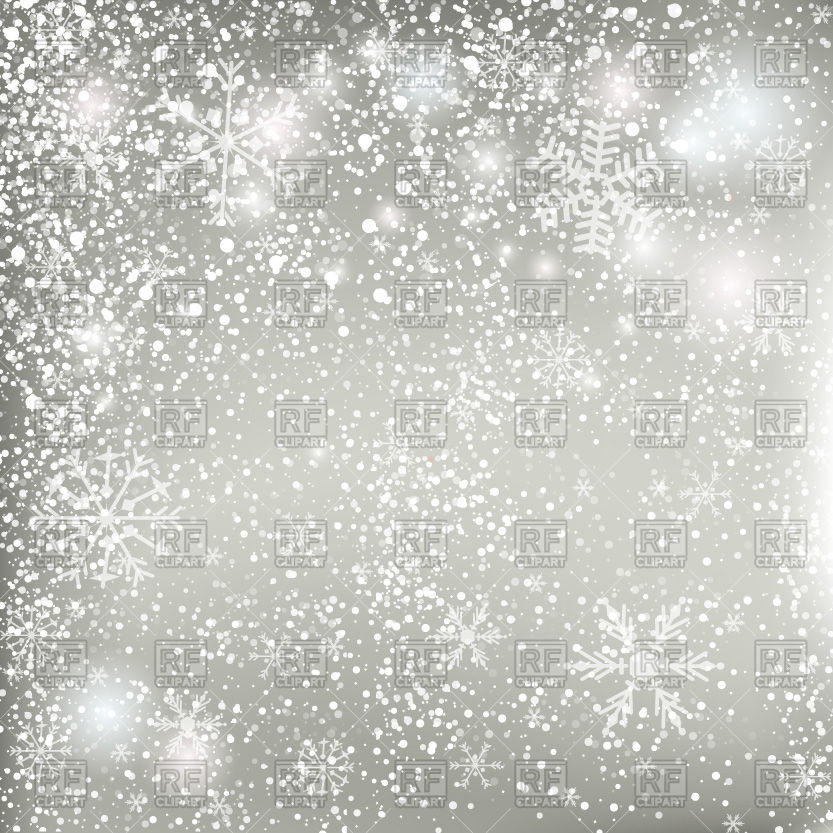 Snowy Christmas Background Winter Time Vector Image Of