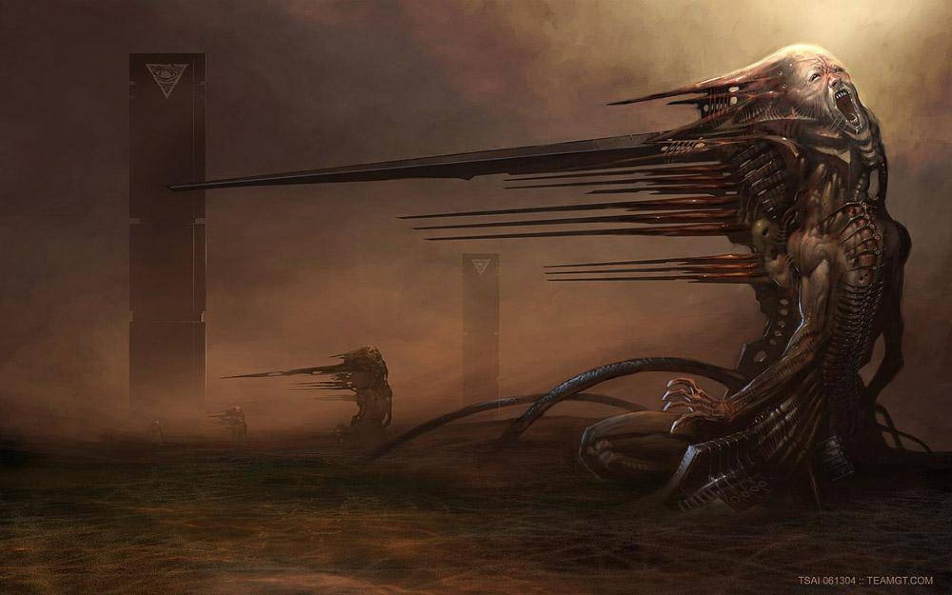 Giger Art Artwork Dark Evil Artistic Horror Fantasy Sci Fi Wallpaper