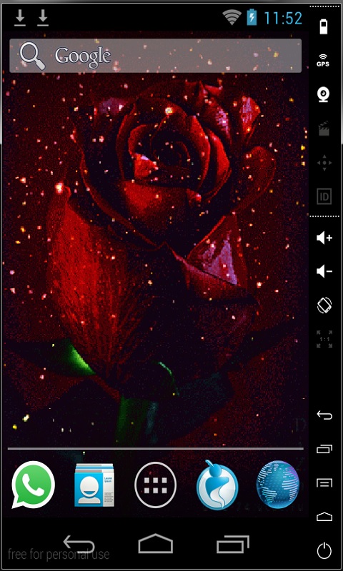Rose Raining Live Wallpaper For Your Android Phone