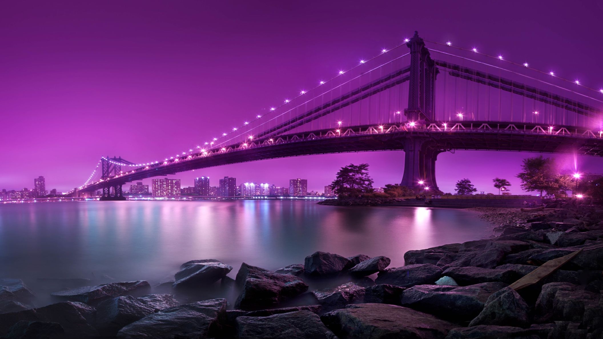Manhattan Bridge London City for PC Wallpaper Desktop HD