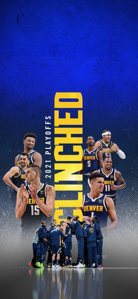 Denver Nuggets On Clinched For The Playoffs New