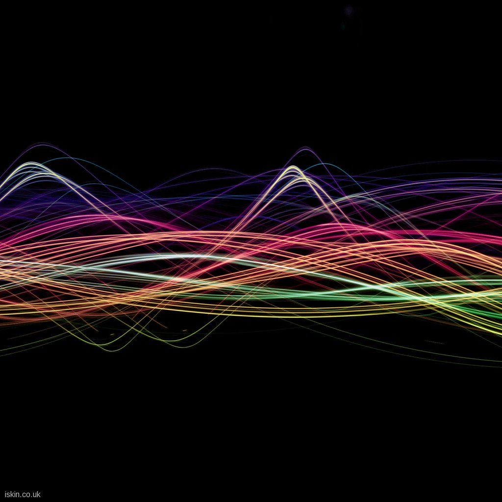 iPad Background Waveform Spectrum Sized Wallpaper