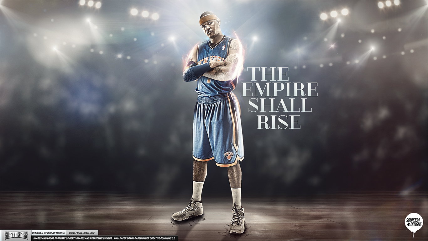 Carmelo Anthony Knicks Empire Wallpaper Posterizes Nba