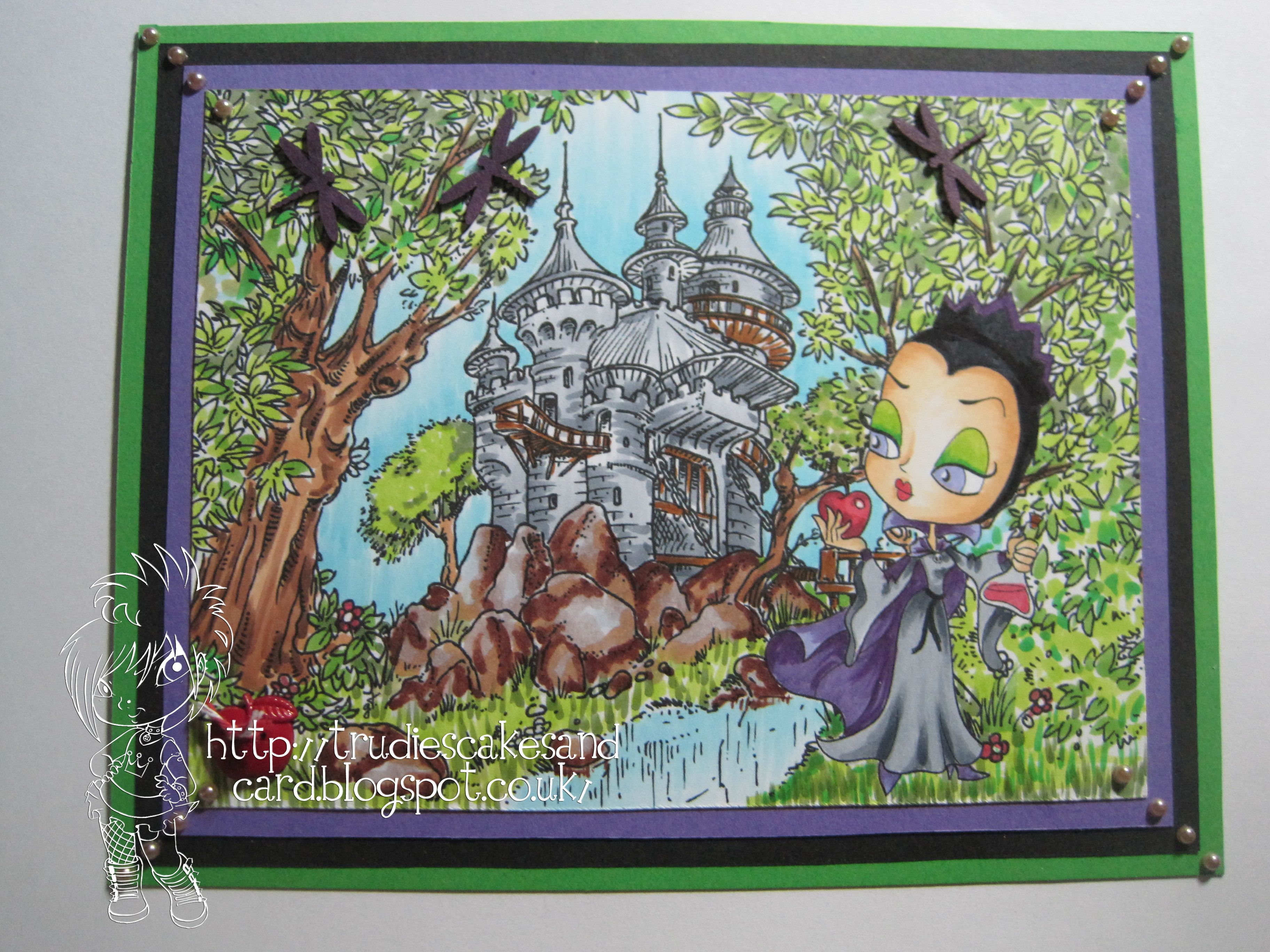 Make It Crafty Castle Hideaway Background With Betty Fairest Of