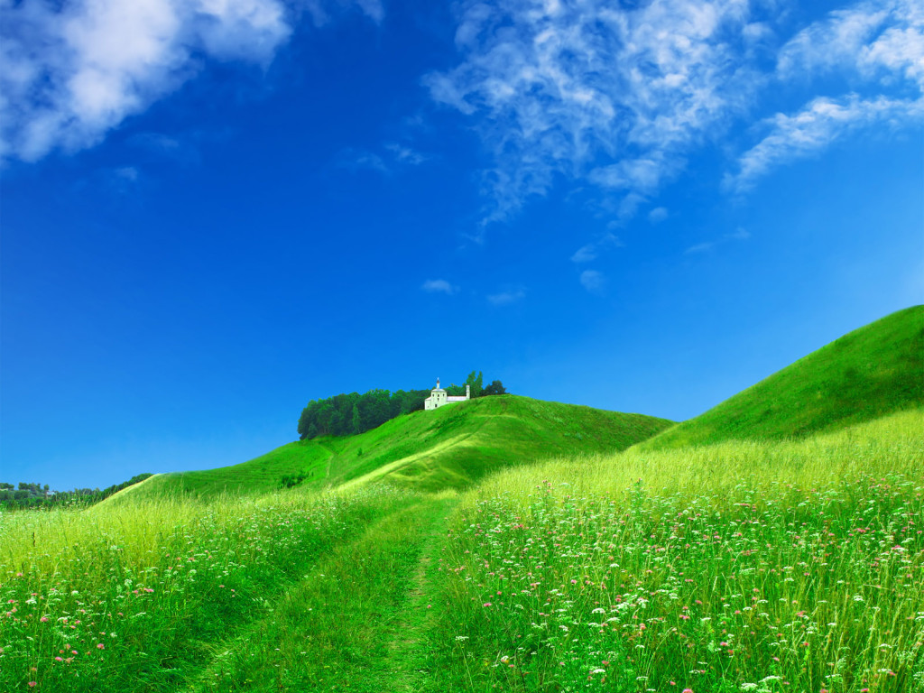 Hilly Areas Of The World Green Hills HD Wallpaper