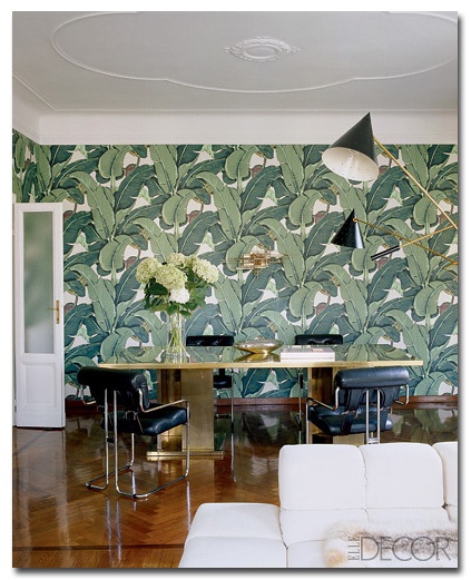Banana Leaf Wallpaper Hinson Tropical