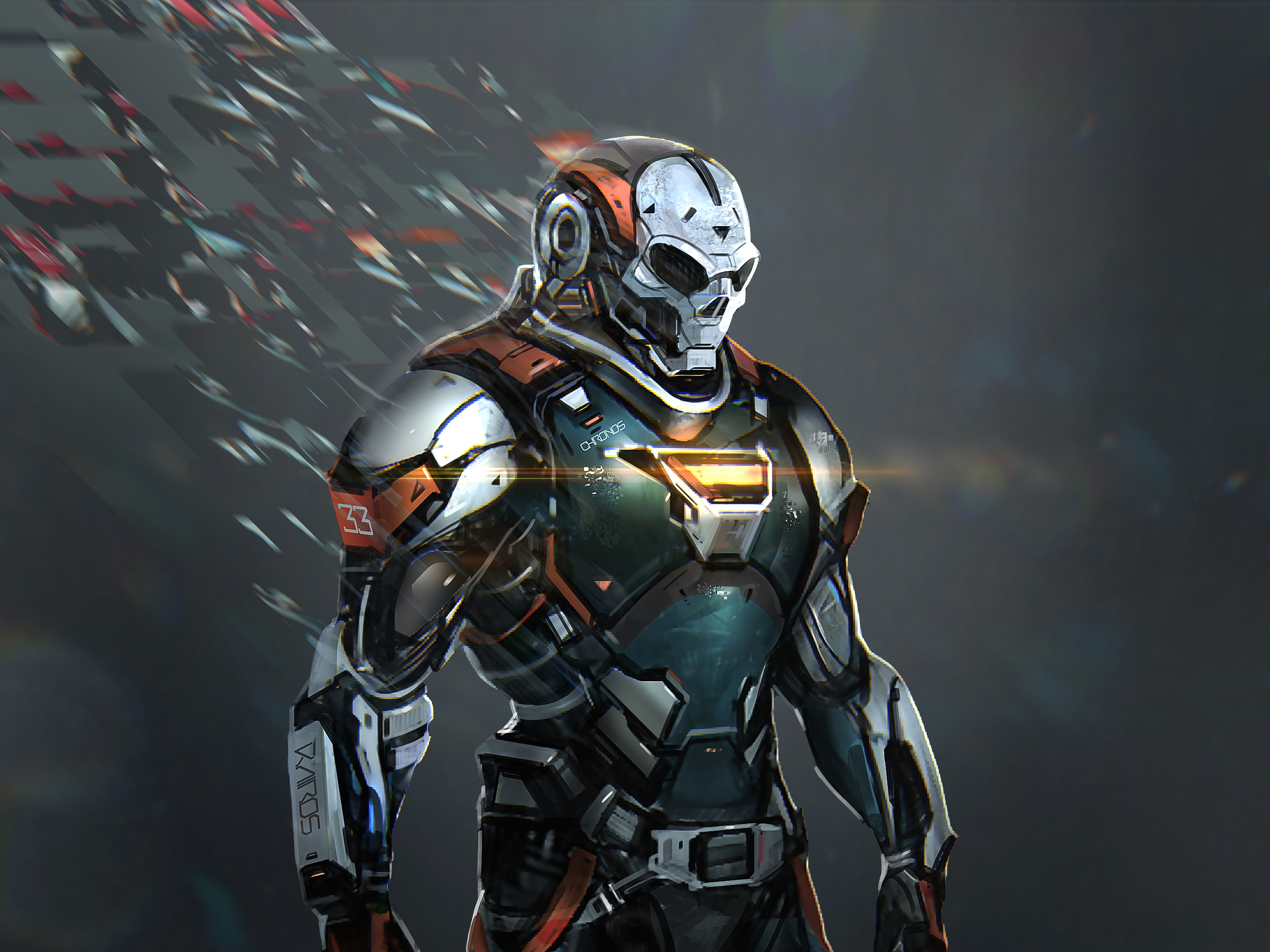 Chronos Battle Suit HD Wallpaper Background Image