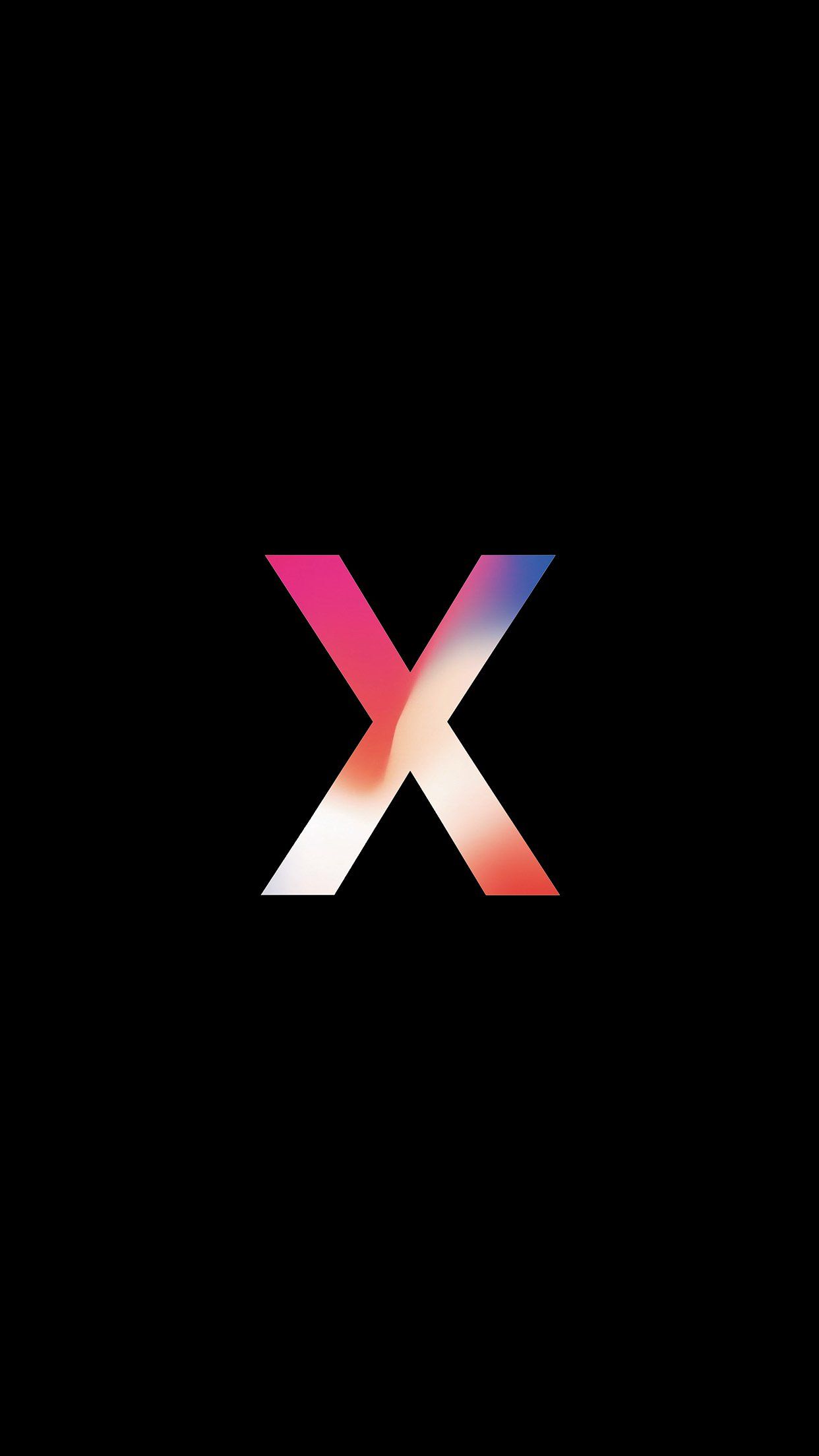 iPhone Apple Logo X Illustration Art Dark Wallpaper