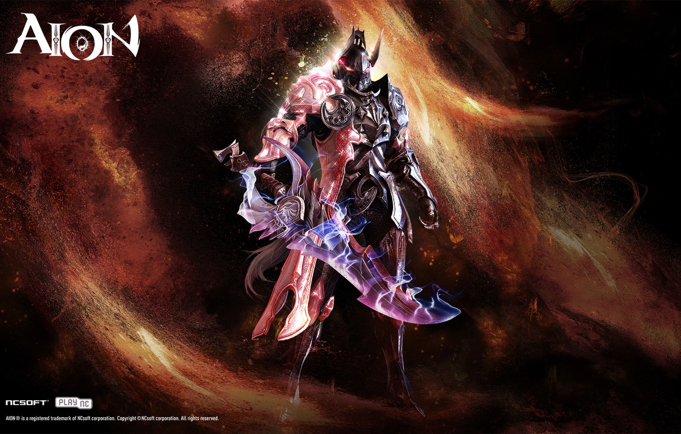 Wallpaper Fire Sword Templar Ncsoft Aion 0v Image For