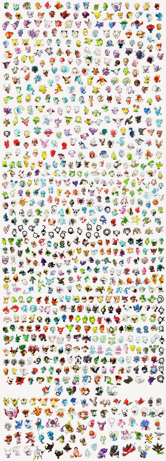 shiny pokemon sprite sheet