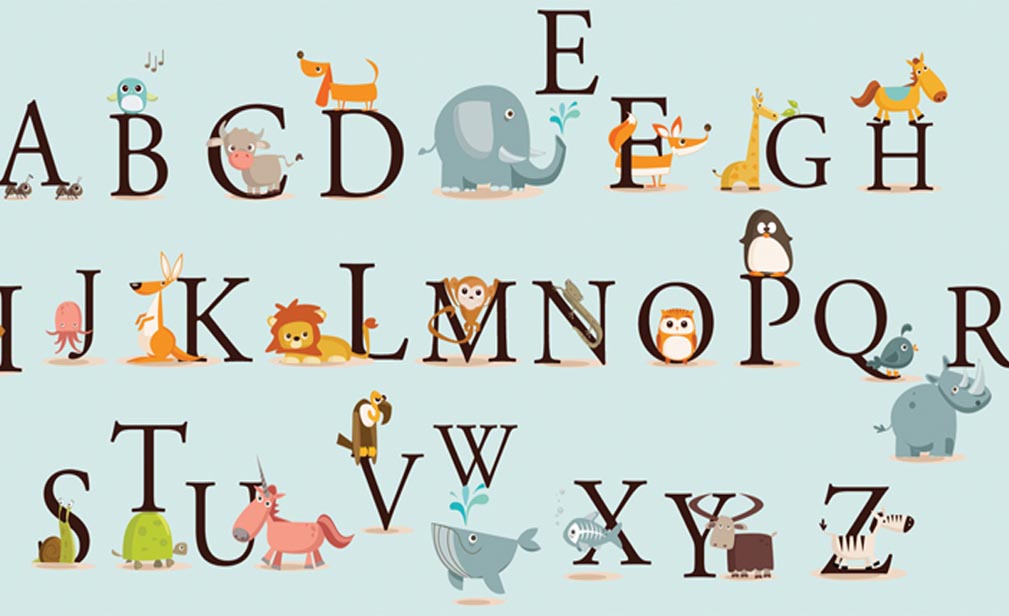 Free download Blue Alphabet Half Wall Mural From Pro Art Izzz Australia