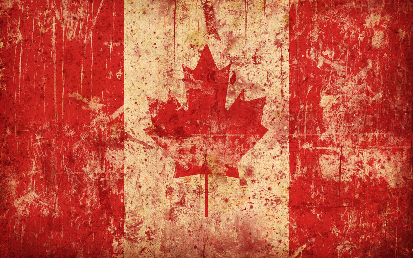 Canada Wallpaper Grunge Flags Maple Leaf Canadian