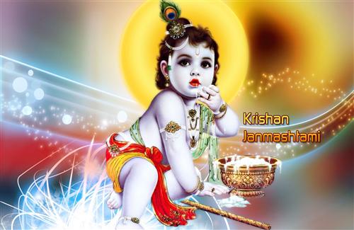 Krishna Janmashtami Natkhat Kanudo Wallpaper HD