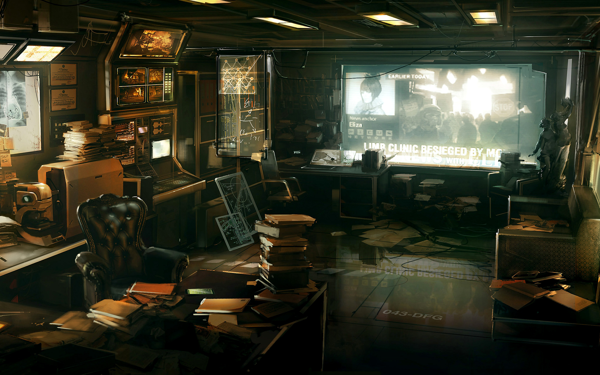 Deus Ex Human Revolution 720p HD 3d Wallpaper