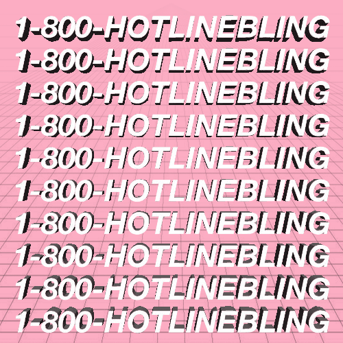 3d Drake Vaporwave Cyberart Hotline Bling Animated Gif By Giphy