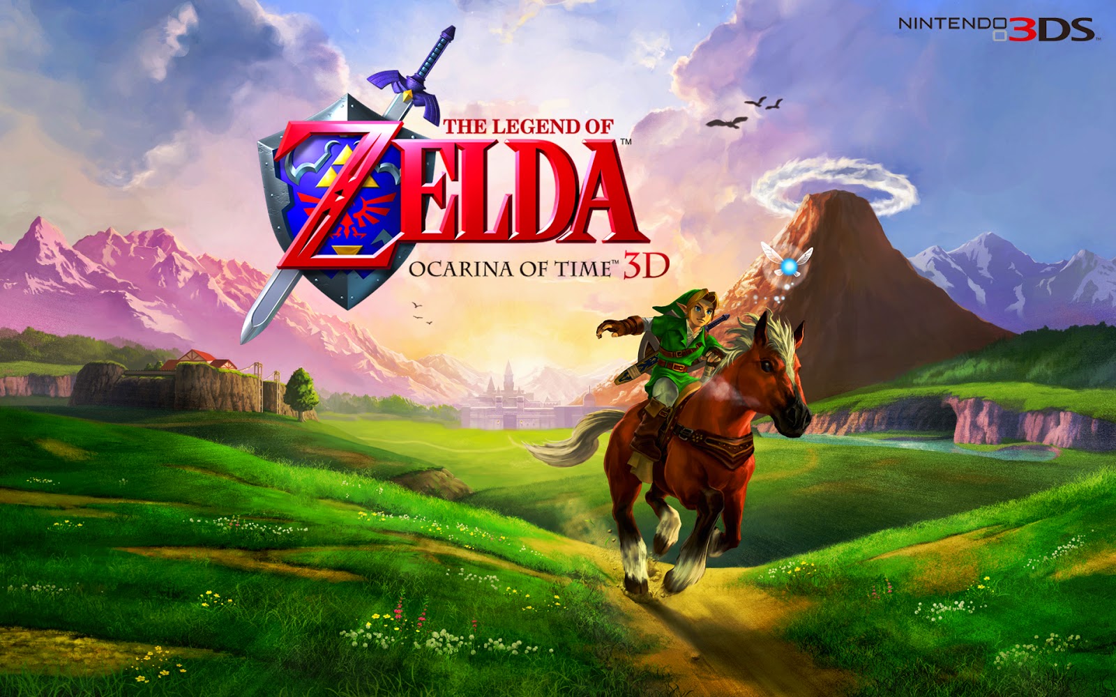 Hyrule Map Ocarina Of Time 3d Descontinuado Pela Nintendo