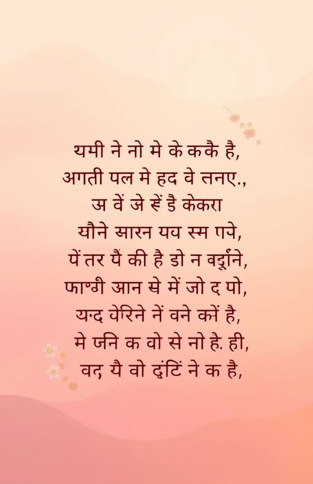 Hindi Love Shayari Wallpaper