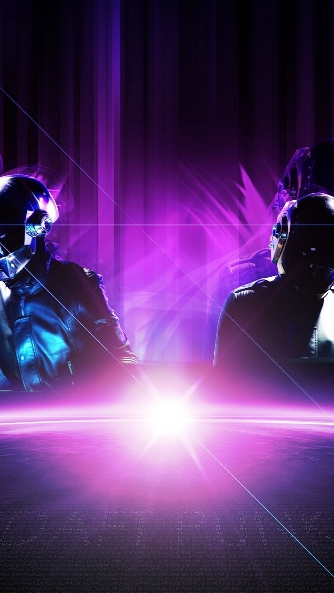 Wallpaper For Galaxy S4 With Daft Punk Purple Tone In