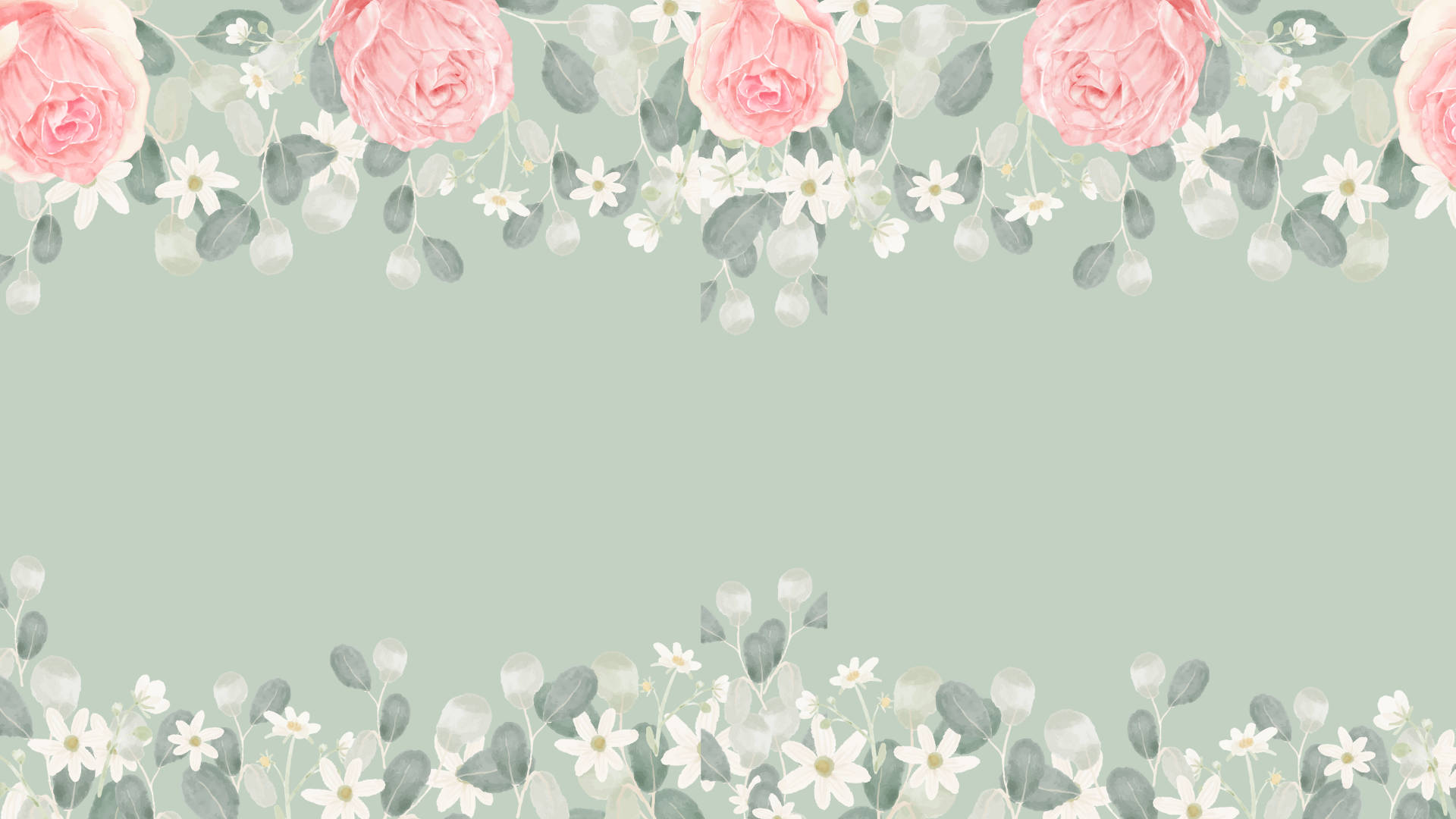 Sage Green Desktop Wallpaper